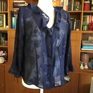 NWT VINTAGE MISS DORBY BLOUSE
